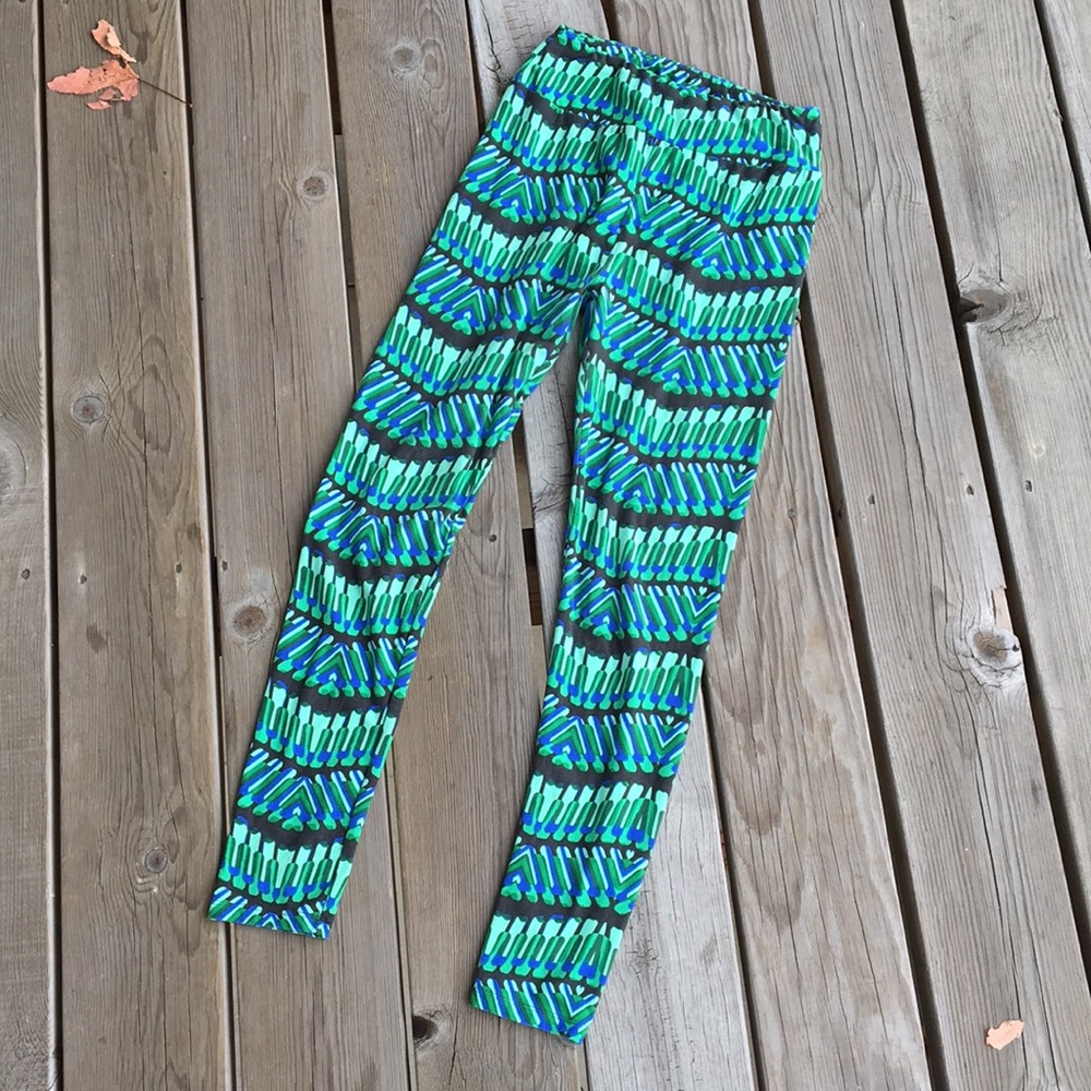 🌻5 for $25 LuLaRoe Blue and Green Leggings